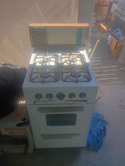 Old stove oven