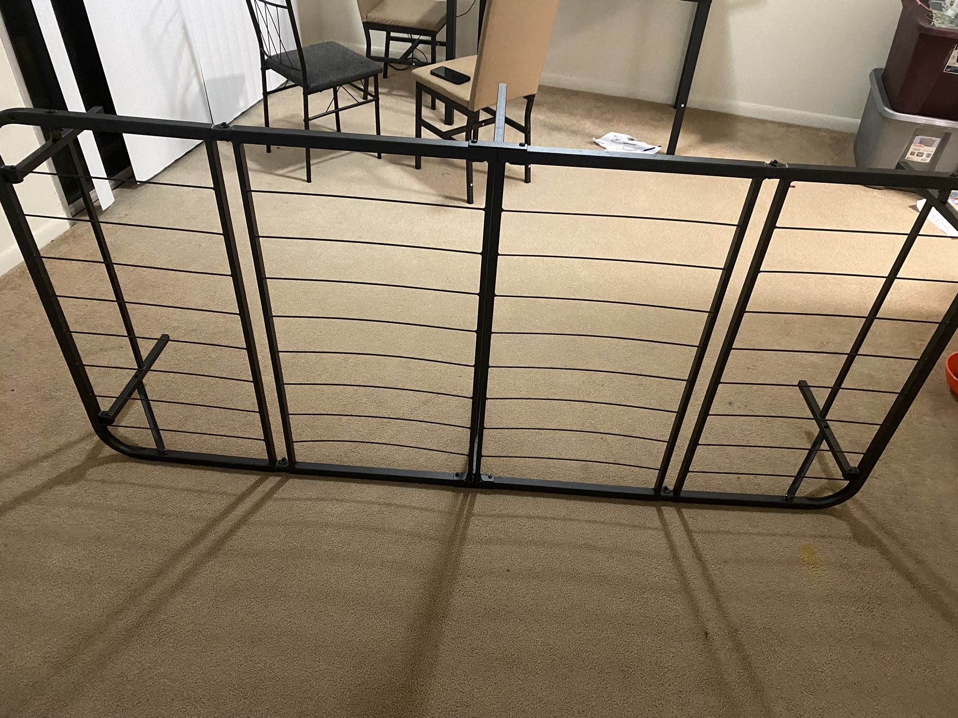 Black Twin Size Metal Bed Frame Only