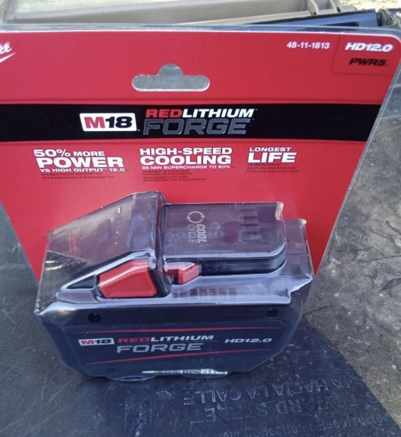 Milwaukee M18 Forge Battery Pack 12 Amp