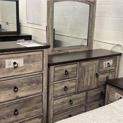 Dresser With Mirror, Chest , Same Day Delivery , No Credit Needed