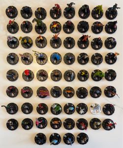 Wizkids Heroclix Figures (68) *NO Cards*