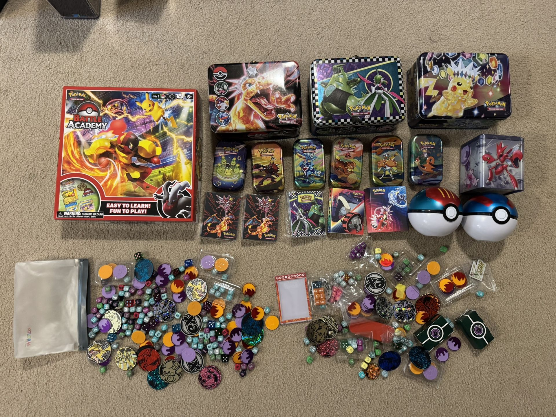 Pokemon Collectibles , Battle Academy , And Accessories 