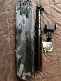 64” Tripod for Cell Phone & Camera, Phone Tripod with Remote and Phone Holder