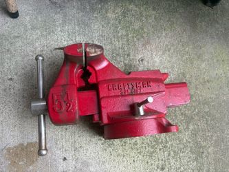 Vintage Hard To Find 5-1/2” CRAFTSMAN Vise Japan Made HARDLY USED AT ALL!!