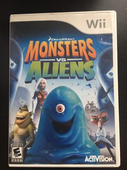 Wii Monsters vs Aliens