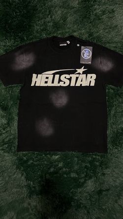 Hellstar black and white t shirt