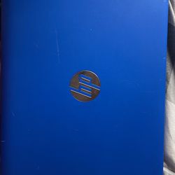 blue hp laptop