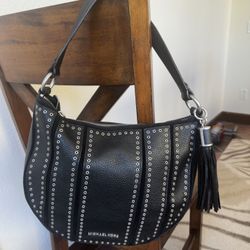Michael Kors Black Studded Purse 