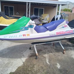SEADOO GTX DUAL CARB RUNNING CONDITION CURRENT TAGS ONLY 10 HOURS ON REBUILD NEW UPHOLSTERY 2025 TAGS