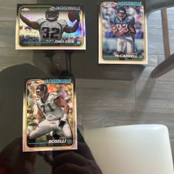 Jacksonville Jaguars Chrome Legends Lot - MLD, Boselli , McCardell
