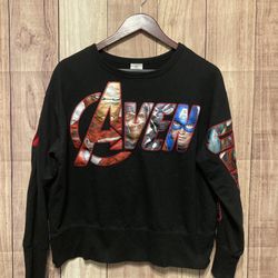 Disney Avengers Medium Marvel sweatshirt black women’s