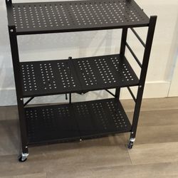 Metal Folding Cart - Virtually Brand New 