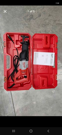 Milwaukee Sawzall Reciprocating Saw with Hard Case Untested