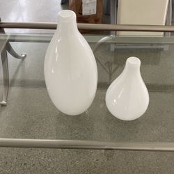 White Vase Set