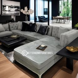 Modern sectional sofa sale- limited supply- zero interest Finance available- shop now pay later.