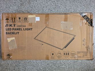 $55,  2-pack LED Panel light backlit, dimmable.