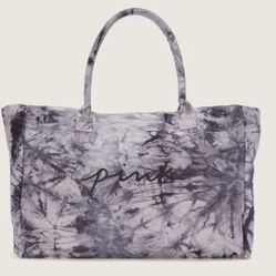 Victoria’s Secret PinkTie Dye Canvas Weekender Tote Bag New  
