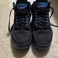 Nike Air Flight Lite II Mid Black Cyber Teal