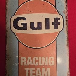 7 7/8" By 11 3/4" Gulf Sign