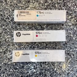 HP 976YC PageWide Extra High Yield Ink Cartridges – Cyan Magenta Yellow”