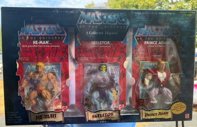 Masters of the universe collector figure set