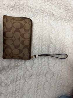 Authentic coach wristlet