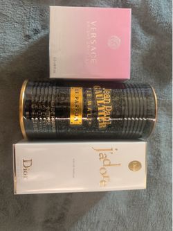 Versace Bright Crystal, Jean Paul Gaultier Le Male, Dior J'adore Perfumes