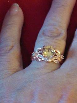 Ladies Size 8 Rose Gold Filled Ring