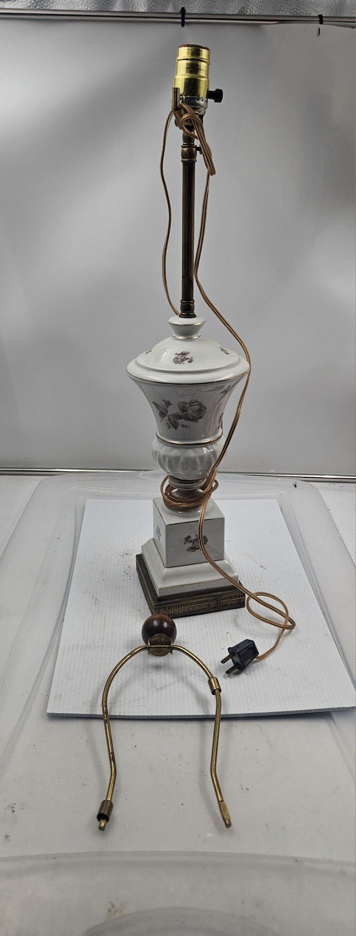 Vintage Porcelain Table Lamp