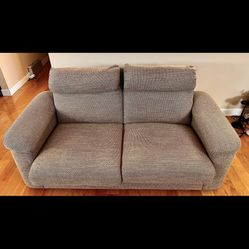 IKEA LIDHULT Loveseat Sofa Beige Brown 