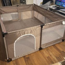 NEW IN BOX- Large Toddler Playpen 71” x 59”