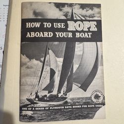 Antique Nautical Pamphlet.