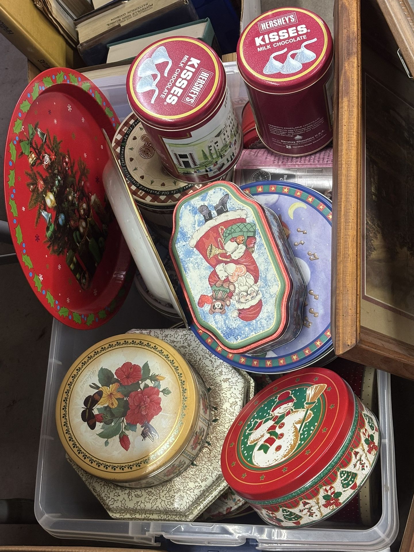 Cookie Tins And Tray