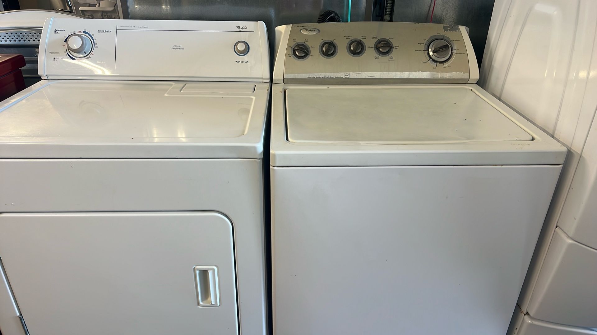 Set Of Washer And Dryer