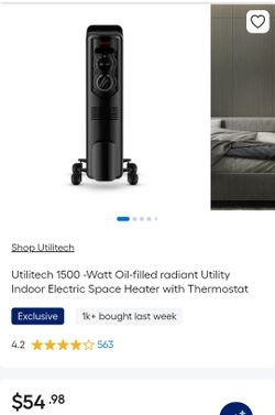 Utiltech Radiator Heaters Retail Price $55