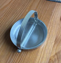 Vintage Art Deco Chase Chrome Serving Dish