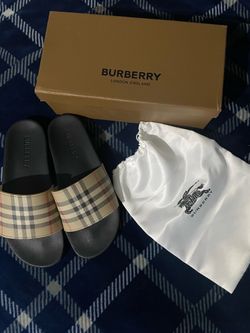 Burberry slides