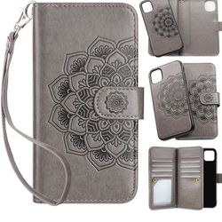  New Womans iPhone 11 PU Leather Magnetic Slim Case & Wallet