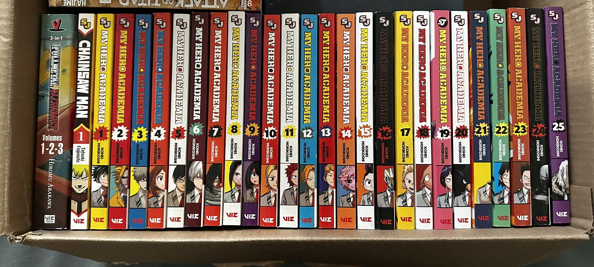 My Hero Academia Manga Vol. 1-25
