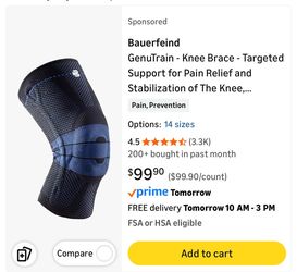 Bauerfeind GenuTrain knee brace