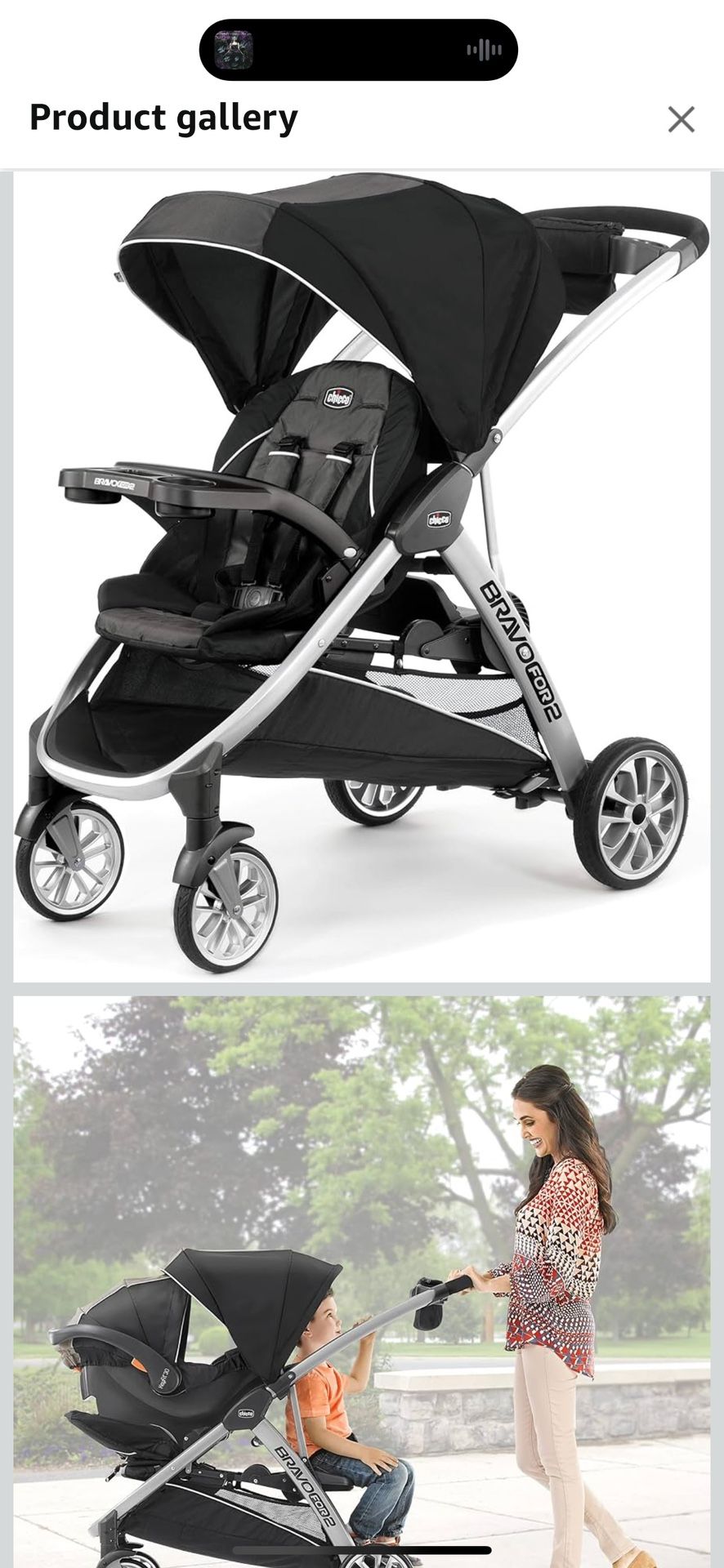 Chicco Bravo For 2 Stroller