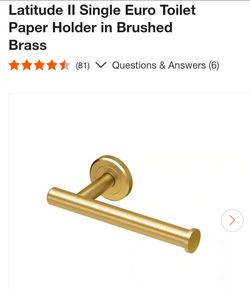 Gatco Solid Brass Tissue Holder