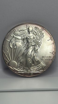 2015 American Silver Eagle 1 oz .999 Fine Silver Toned