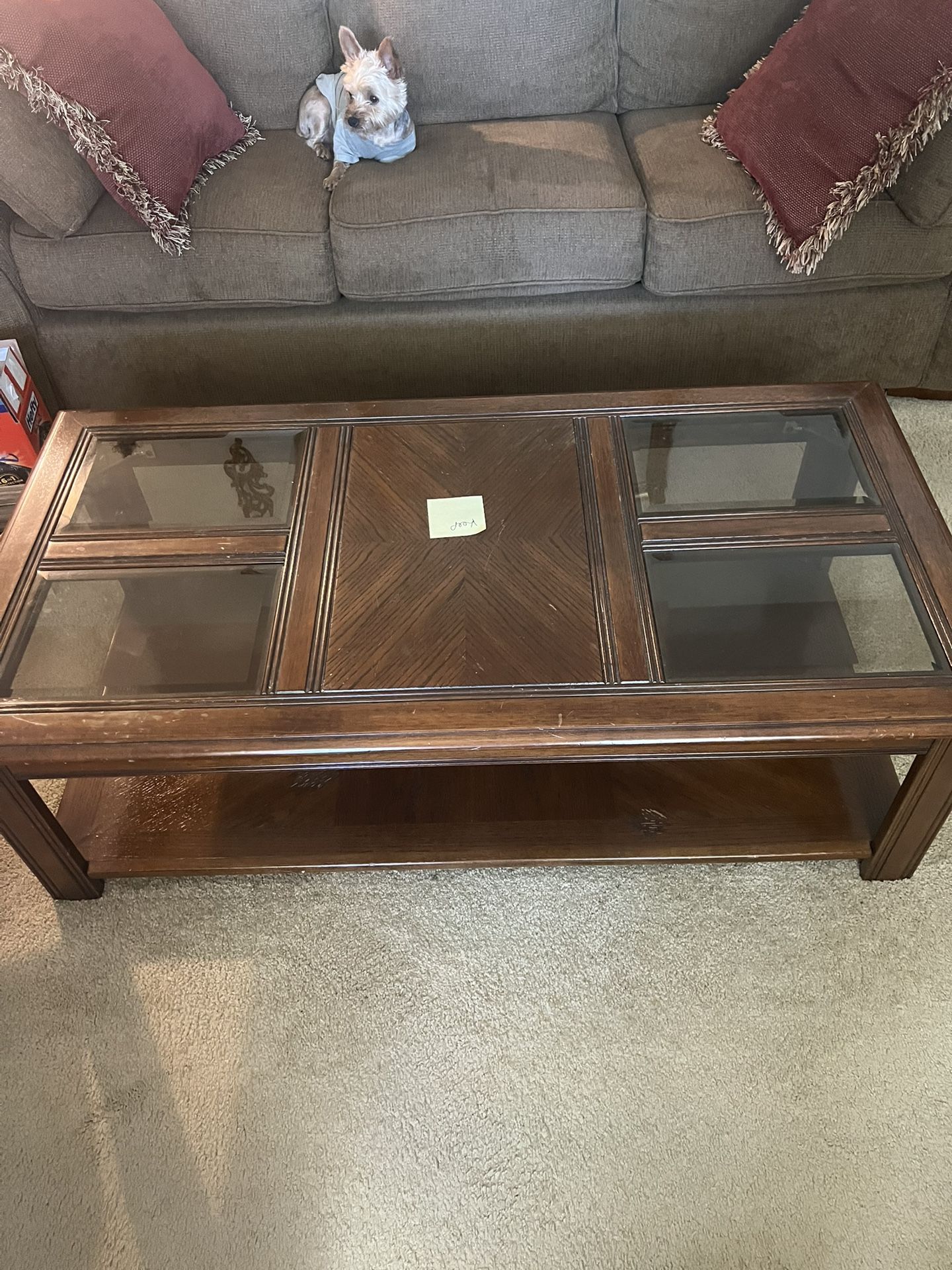 3 Piece coffee Table And End Tables