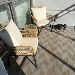 Patio Set w/ Rug