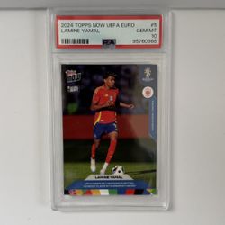 Lamine Yamal Topps PSA 10