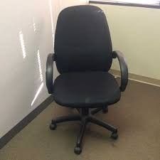 Black leather Office Chairs 