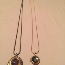 Juicy couture necklaces(lockets)