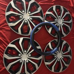  15" Spyder Performance Rim Cover And Steering Wheel Cover 