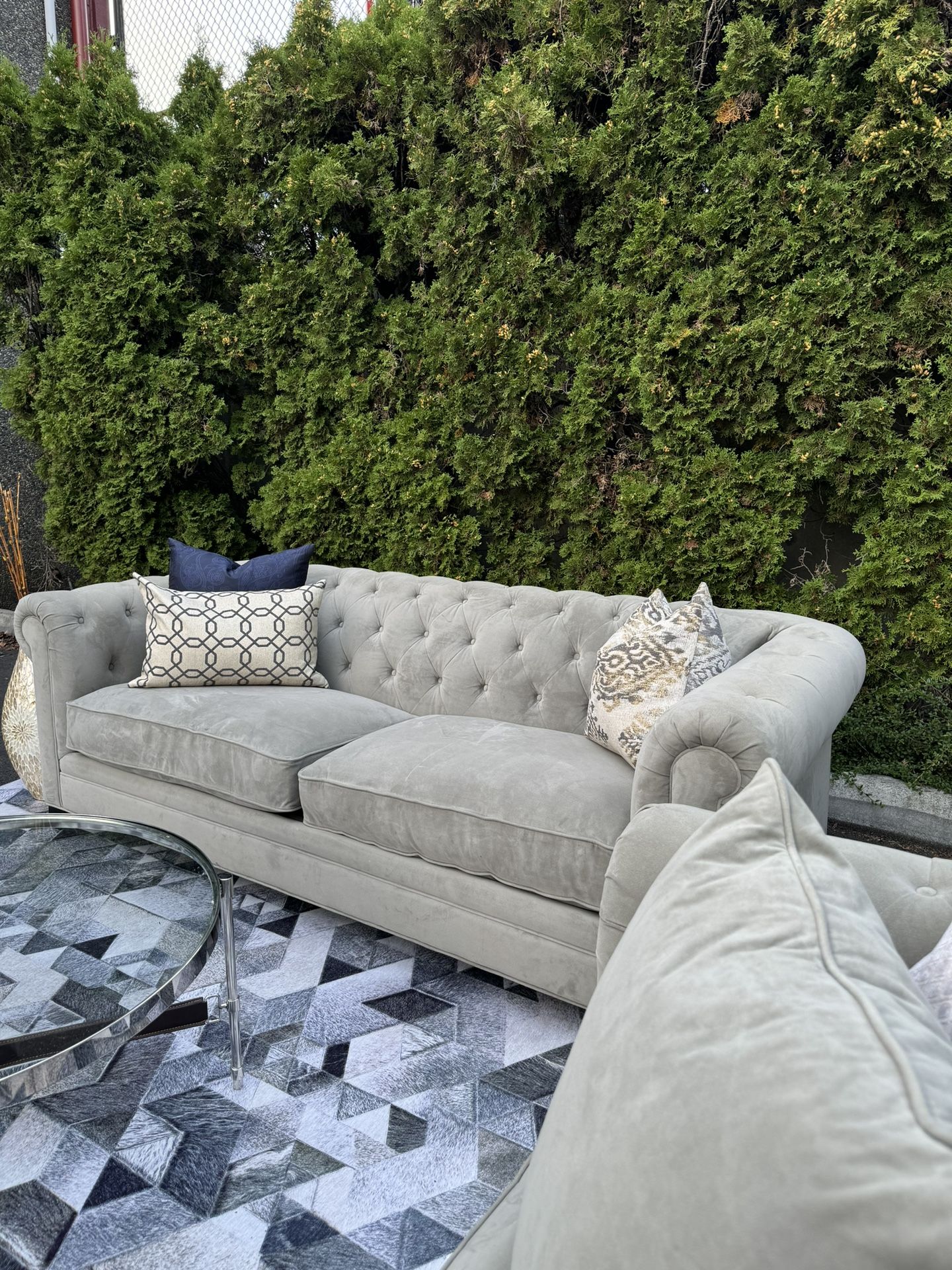 MACY’S Kallison Fabric Sofa & Arm chair